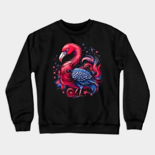 Patriotic Flamingo Crewneck Sweatshirt